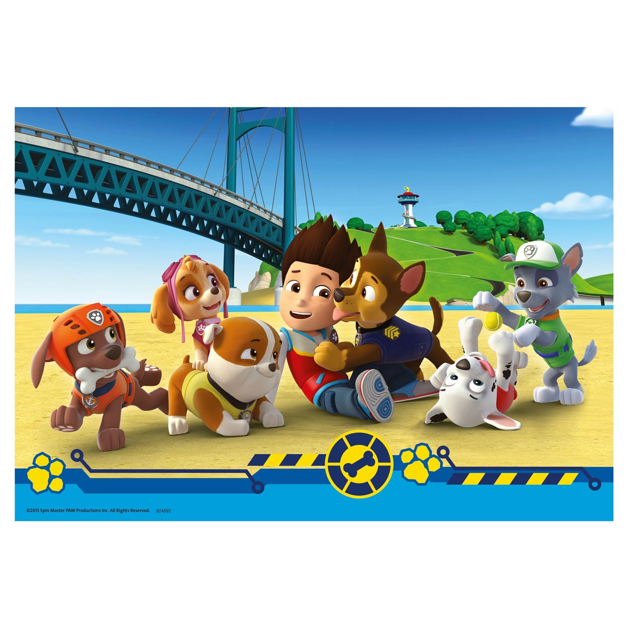 Ravensburger Paw Patrol puzzel - hulpvaardige speurneuzen, 2x24st.