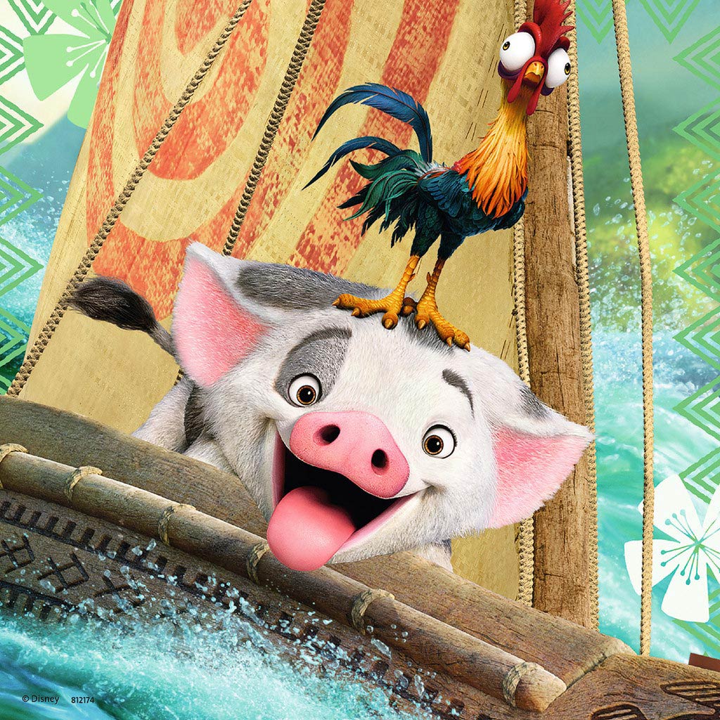 Ravensburger disney vaiana's ontdekkingsreis, 3x49st.