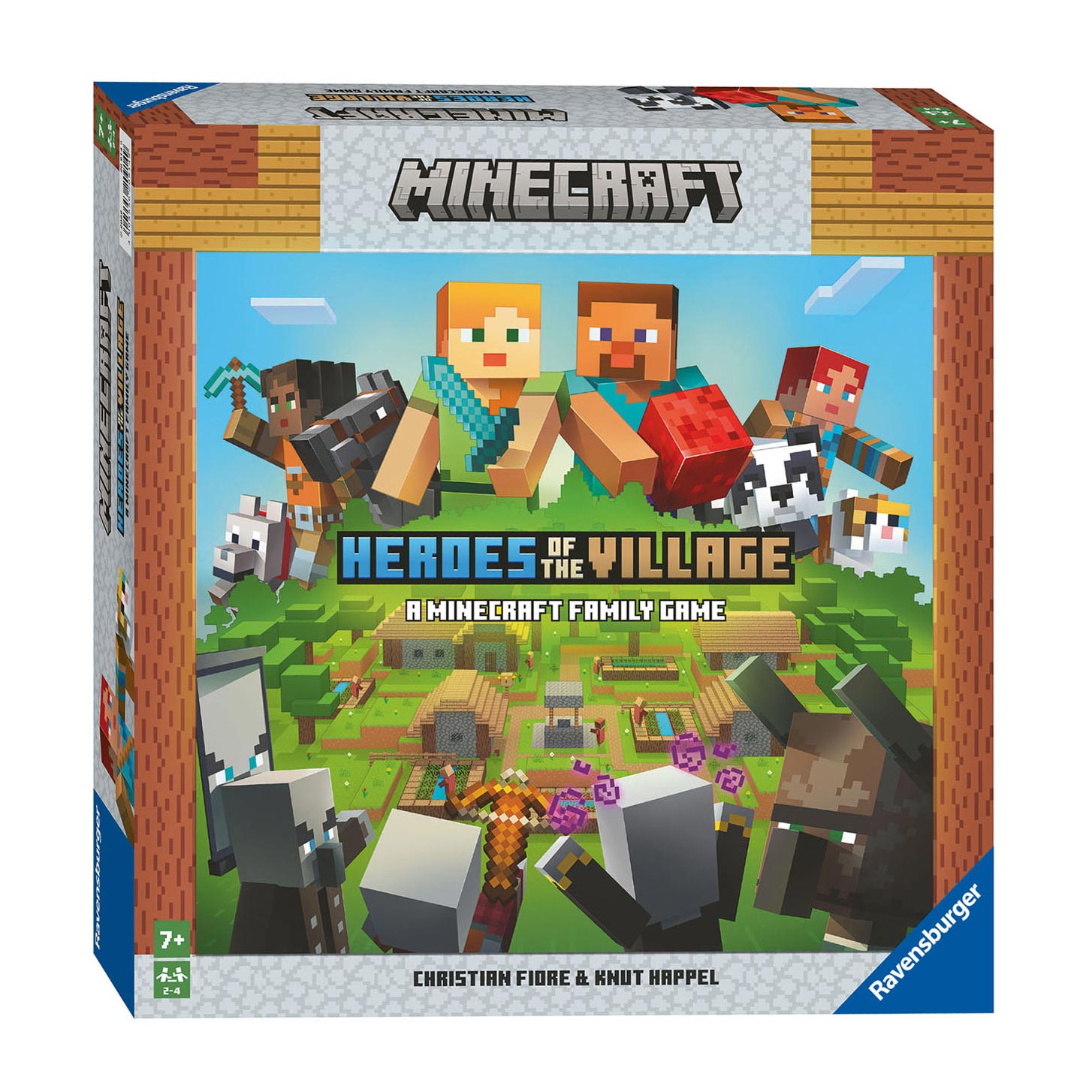 Ravensburger minecraft junior - helden van het dorpsbordspel