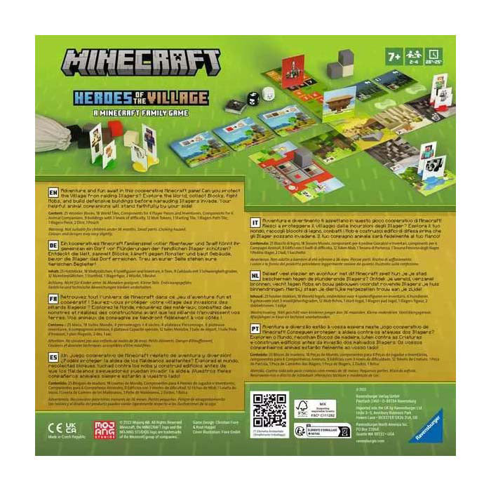 Ravensburger minecraft junior - helden van het dorpsbordspel