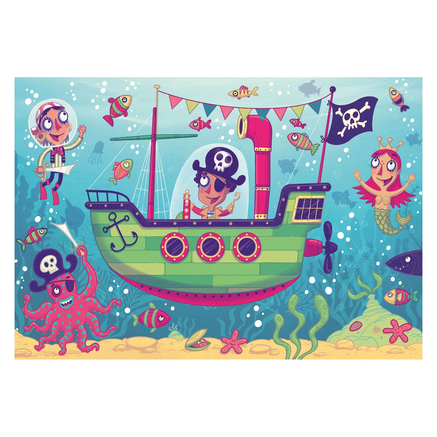 Ravensburger puzzle play - land in zicht, 2x24st.