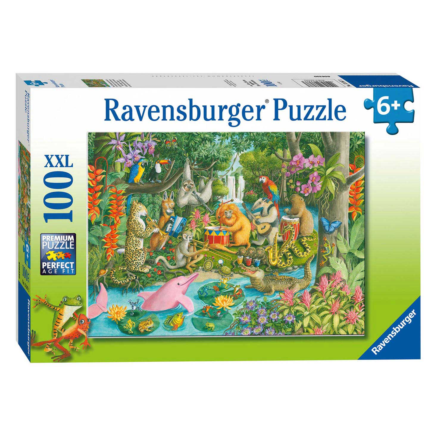 Ravensburger puzzel het jungle-orkest, 100st. xxl