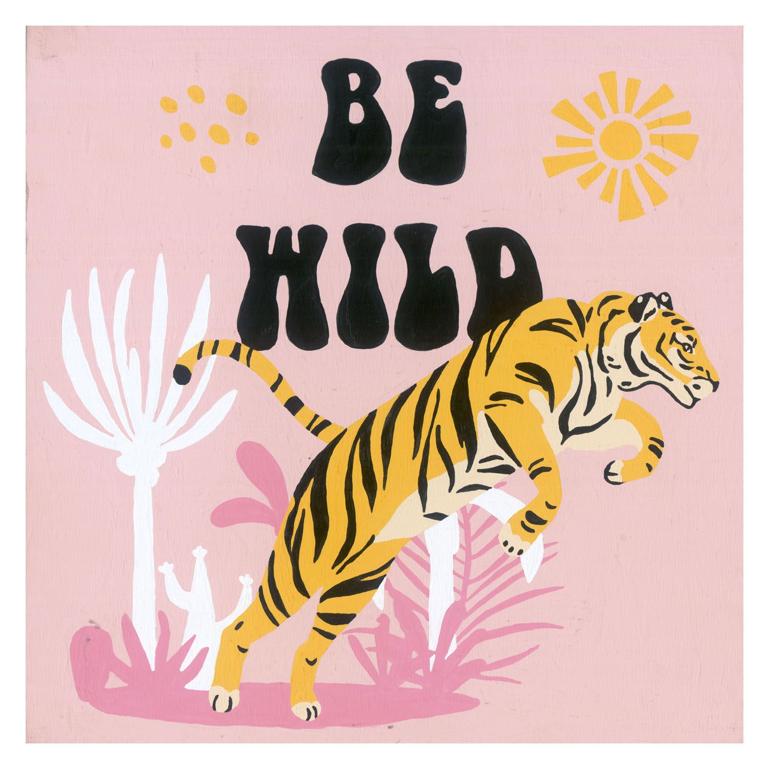 Schilderen op nummer - wees wild