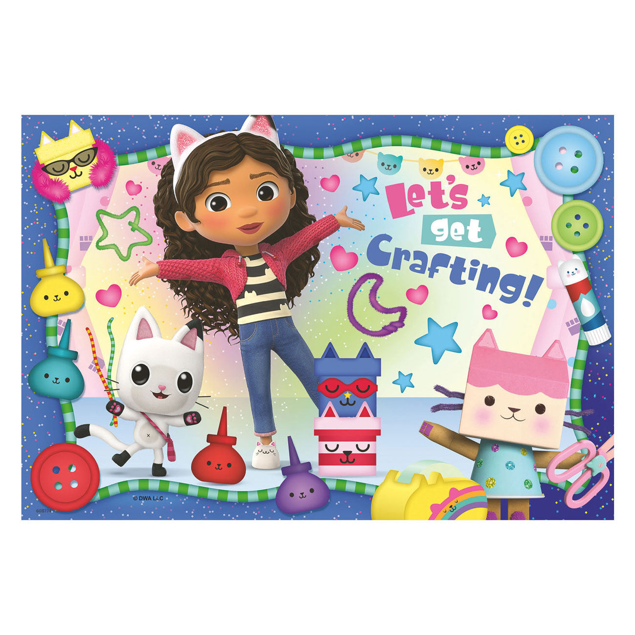 Ravensburger puzzel gabby's dollhouse - legpuzzel - 2x24 stukjes