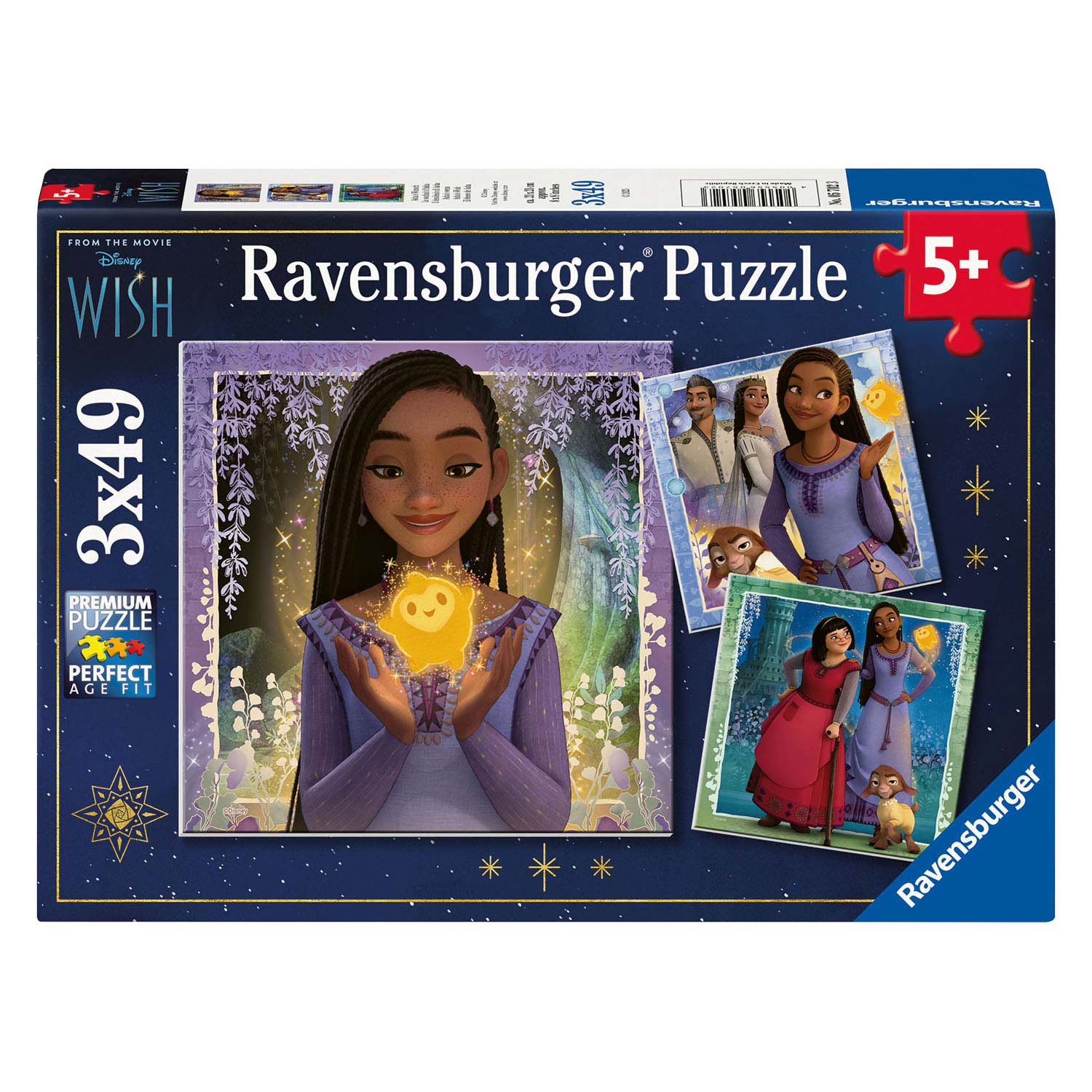 Ravensburger Disney wenslegpuzzel, 3x49st.