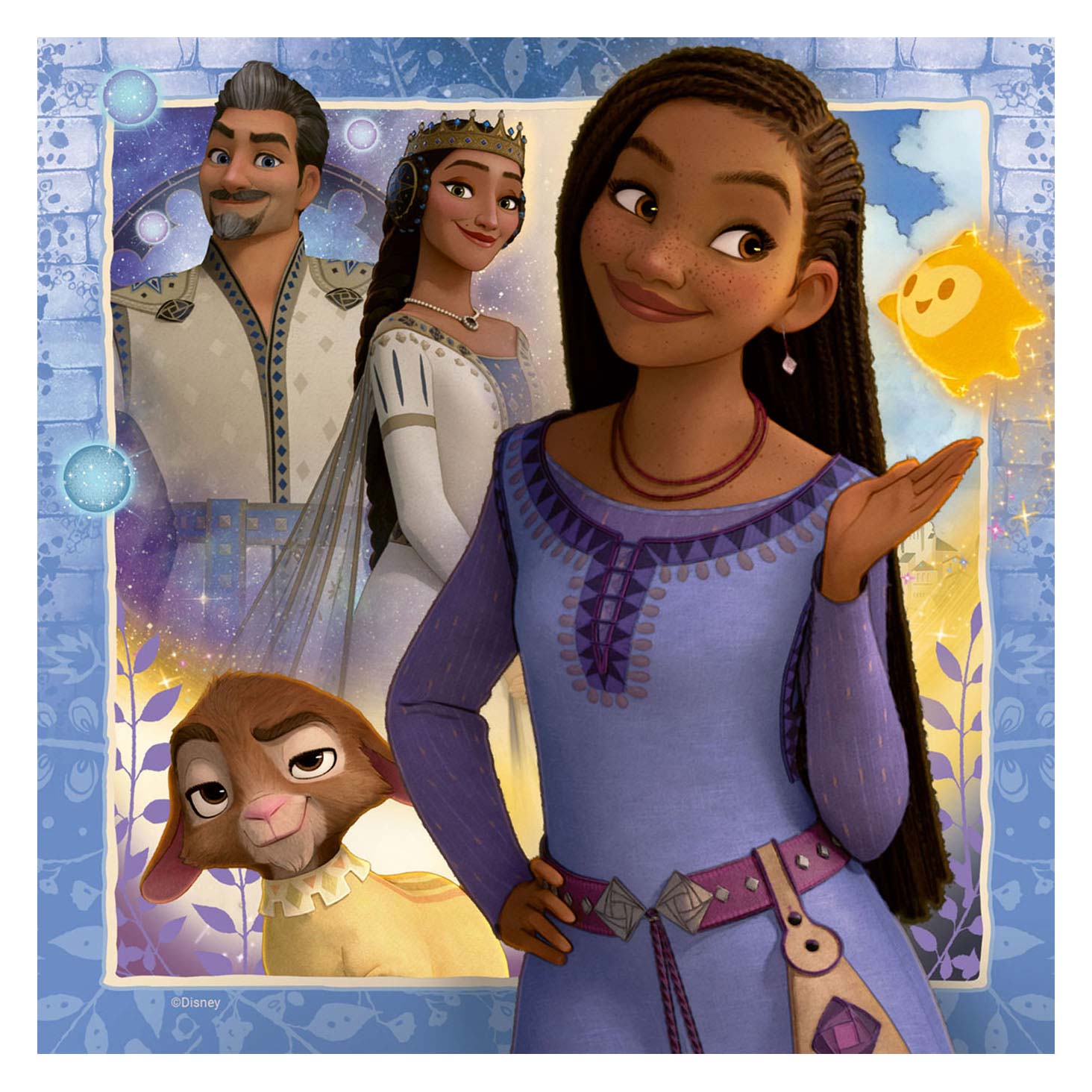 Ravensburger Disney wenslegpuzzel, 3x49st.