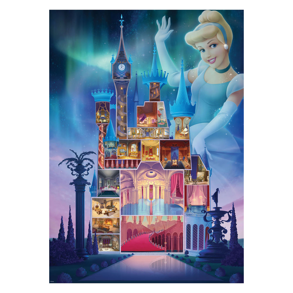 Disney Kastelen Assepoester Legpuzzel, 1000st.