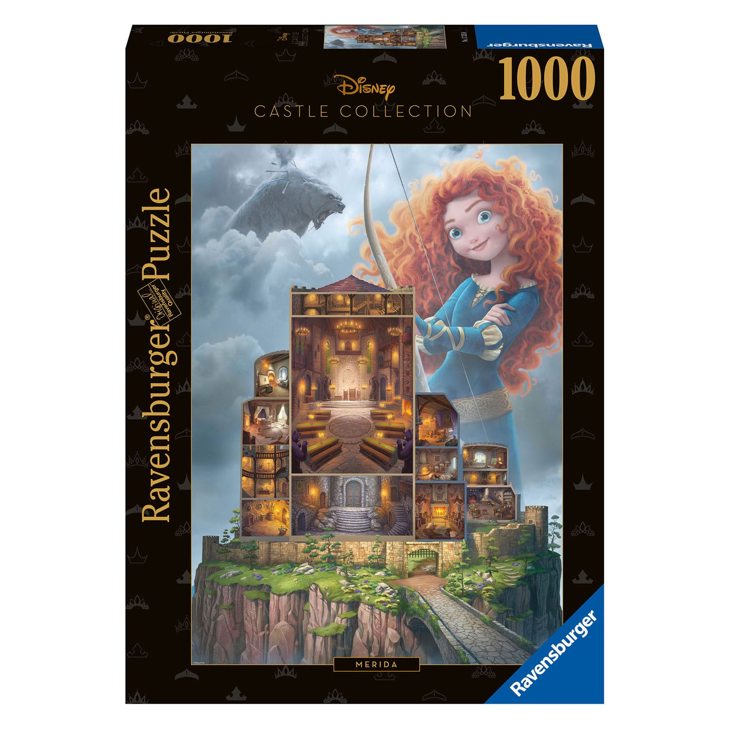 Disney Castles Merida Legpuzzel, 1000st.