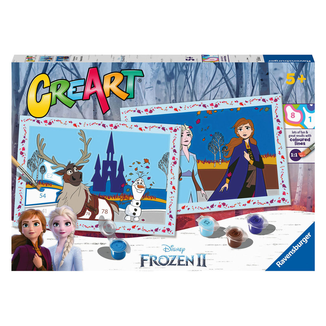 Ravensburger creart schilderen op nummer - bevroren 2