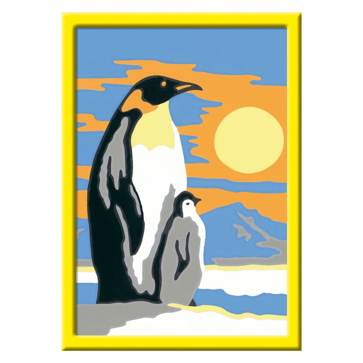 Ravensburger creart schilderen op nummer - pinguïnfamilie