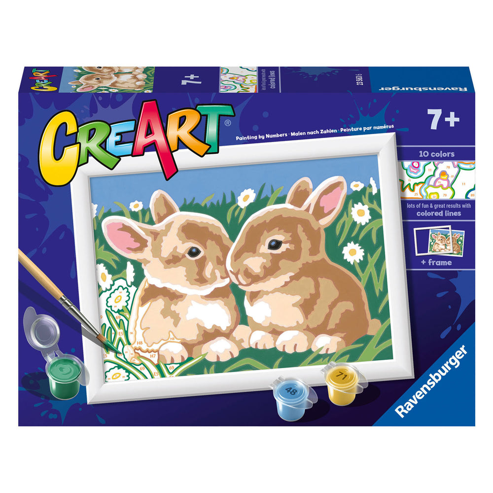 Ravensburger CreArt Paint by Number - Fluffy Bunnies