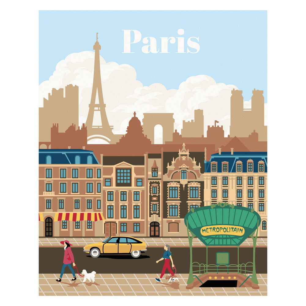 Ravensburger Creart Paint by Numbers - Colourful Paris