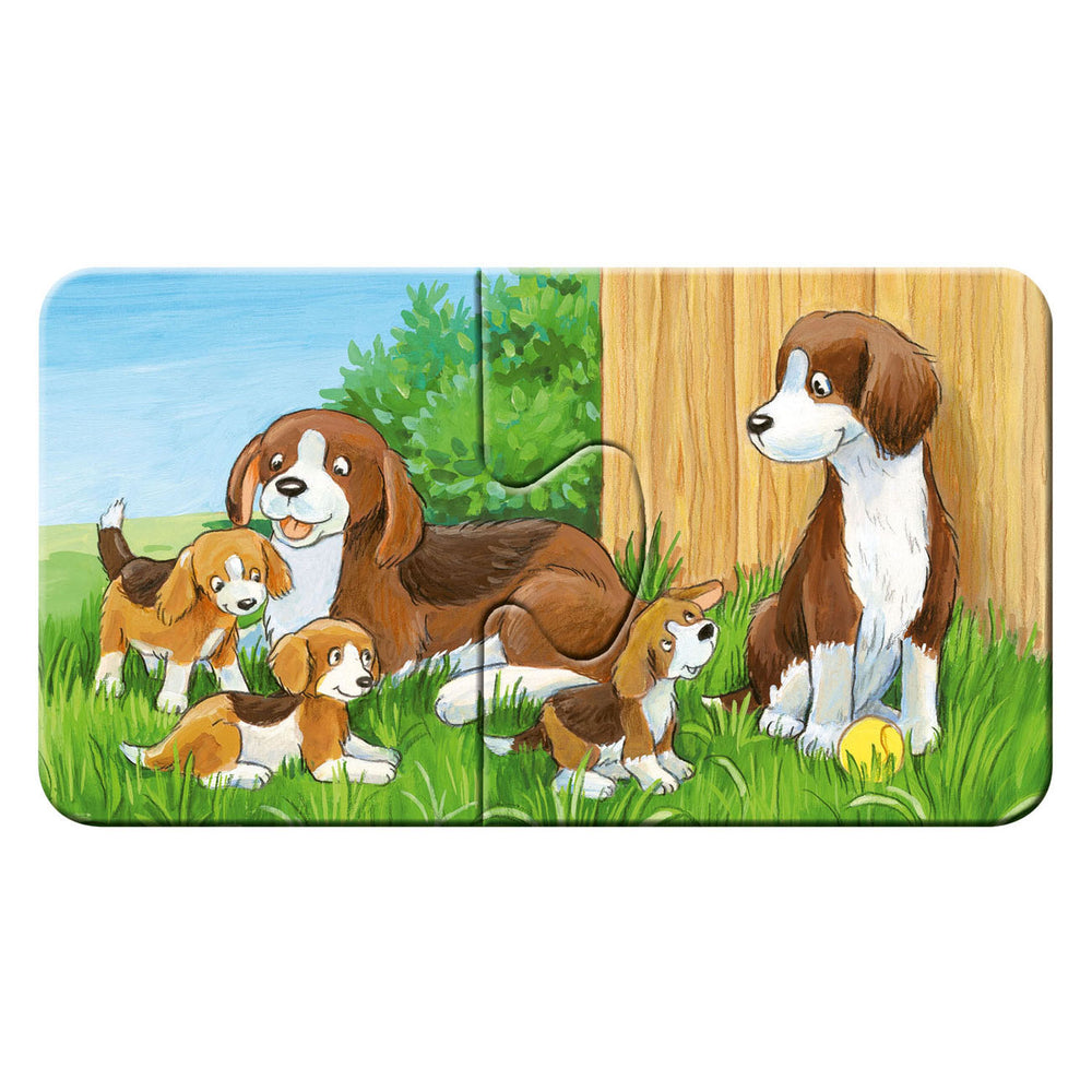 Ravensburger puzzle animal families on the farm 9x2 pieces