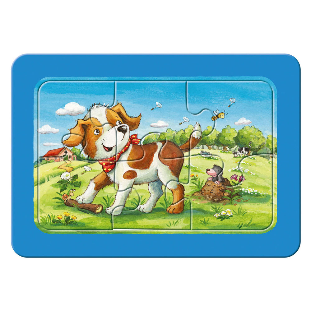 Ravensburger My Animal Friends - My First Puzzles - 3x6 pieces - Children's Puzzle