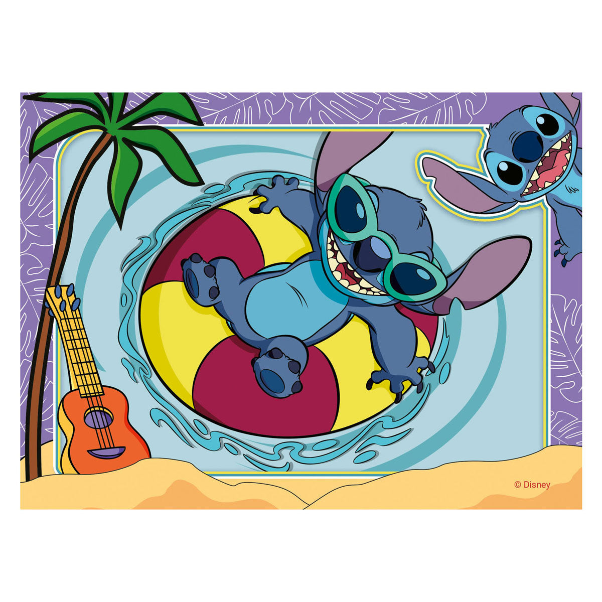 Legpuzzel Disney Stitch, 4-in-1