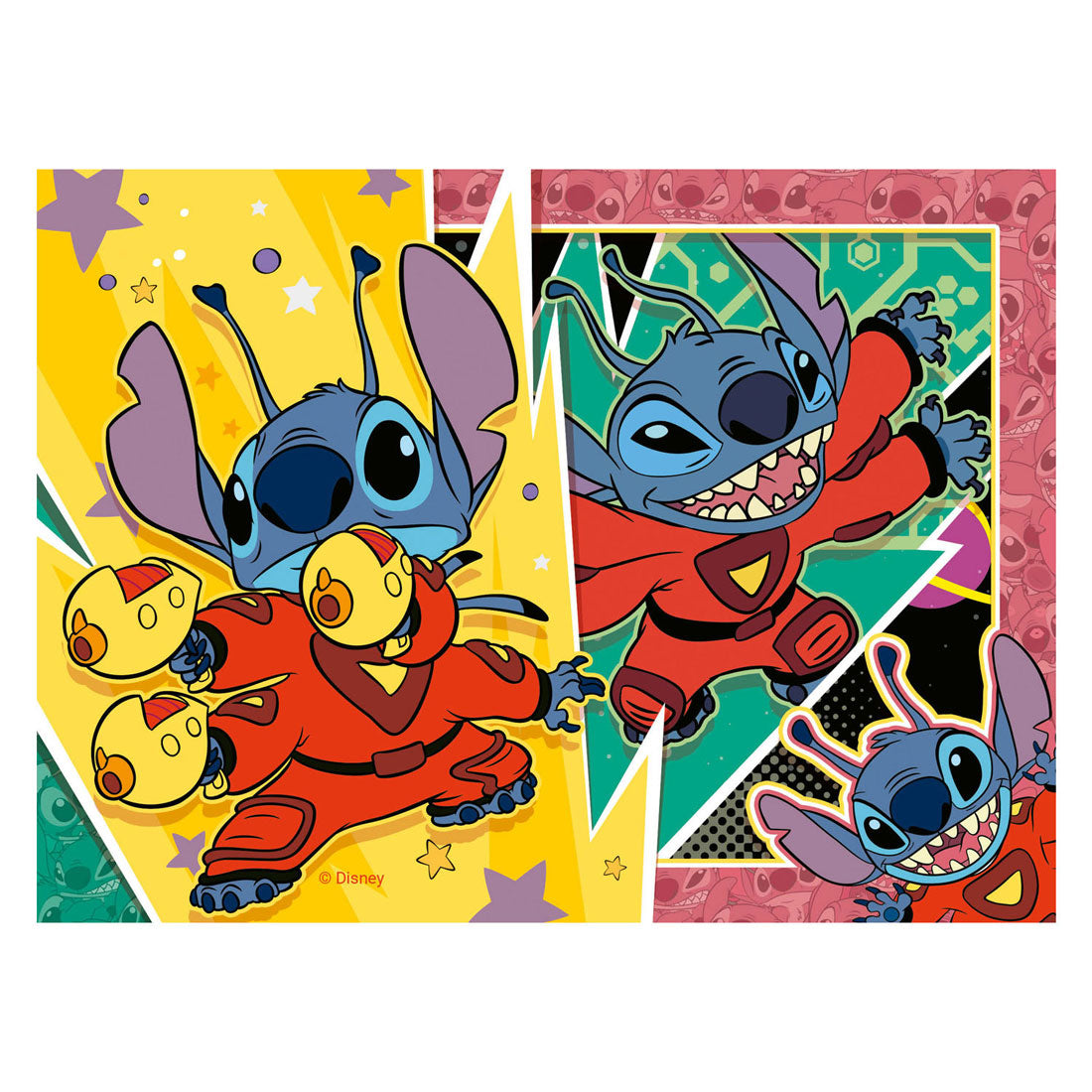 Legpuzzel Disney Stitch, 4-in-1