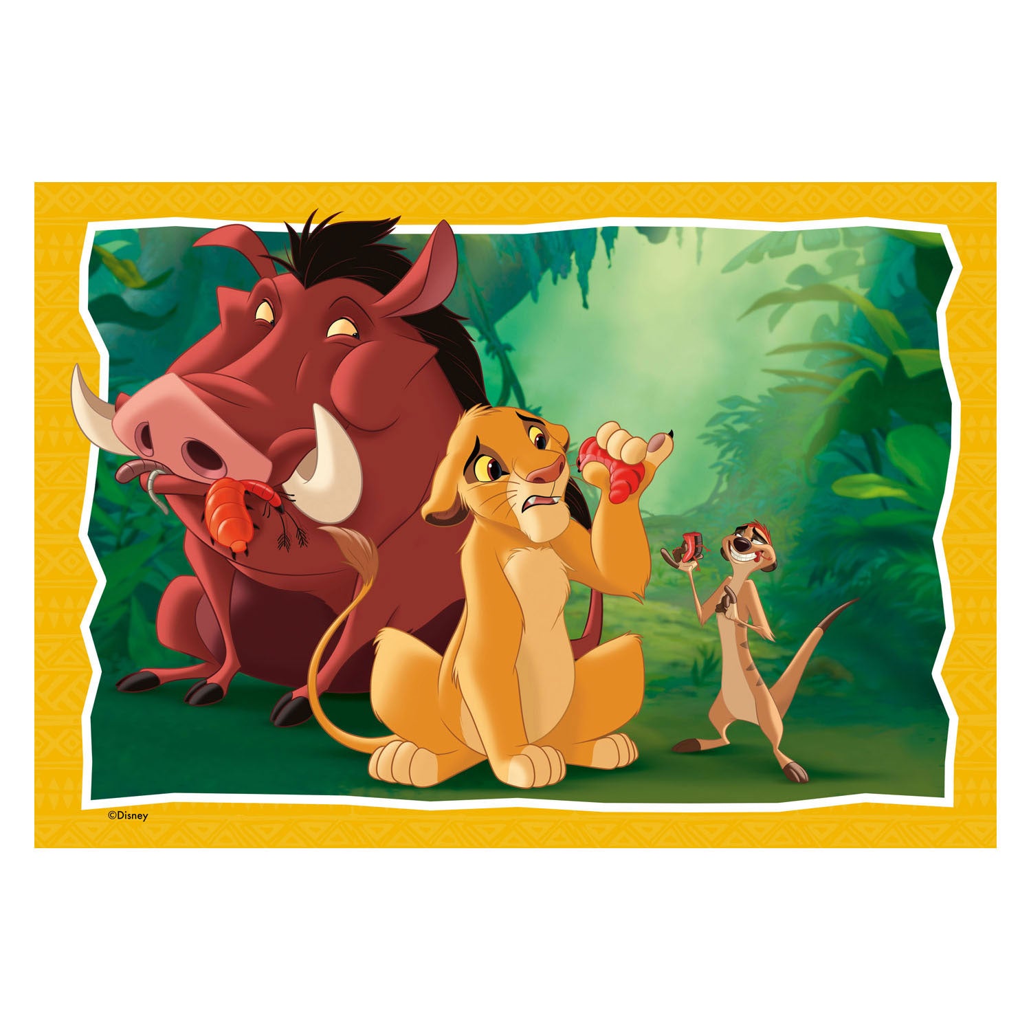 Ravensburger puzzel lion king 2x24pcs