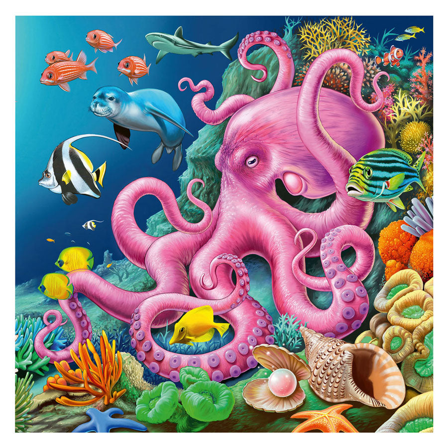 Ravensburger legpuzzel spannende onderwaterwereld, 3x49st.