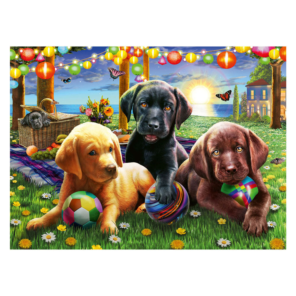 Ravensburger legpuzzel xxl hondenpicknick, 100st.