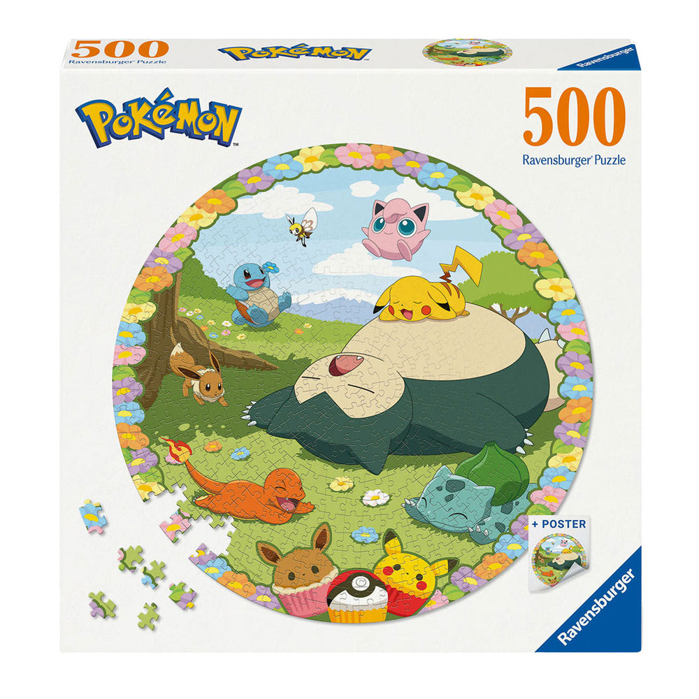 Ravensburger round puzzle Pokémon - round jigsaw puzzle - 500 pieces