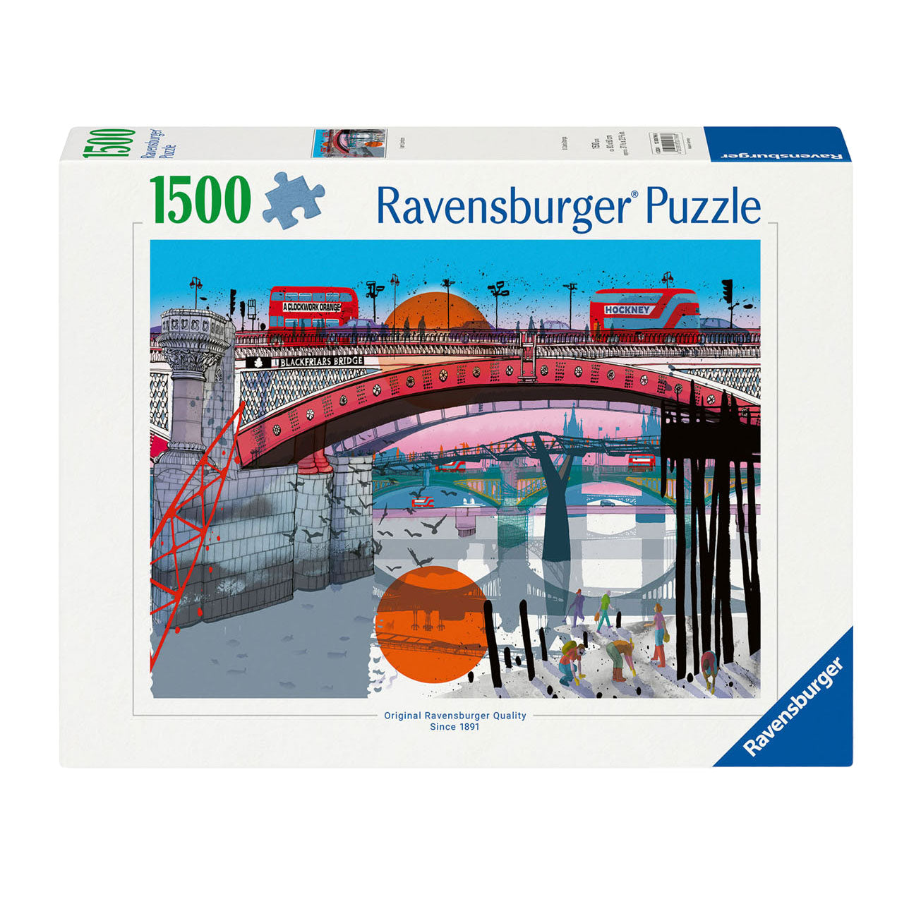 Ravensburger legpuzzel ik ben london, 1500st.