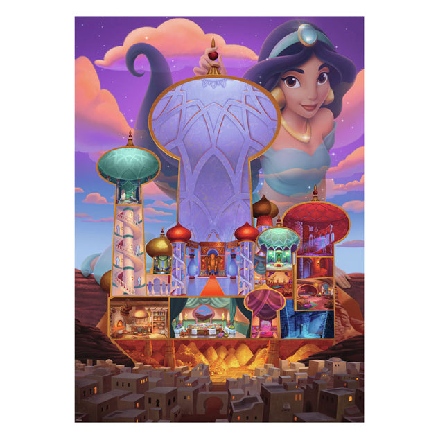 Ravensburger legpuzzel disney kastelen jasmijn, 1000st.
