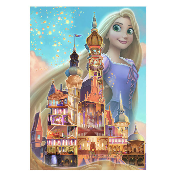 Ravensburger puzzel disney castles rapunzel - 1000 stukjes legpuzzel.