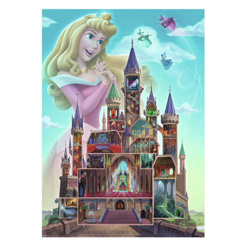 Ravensburger legpuzzel disney kastelen aurora, 1000st.