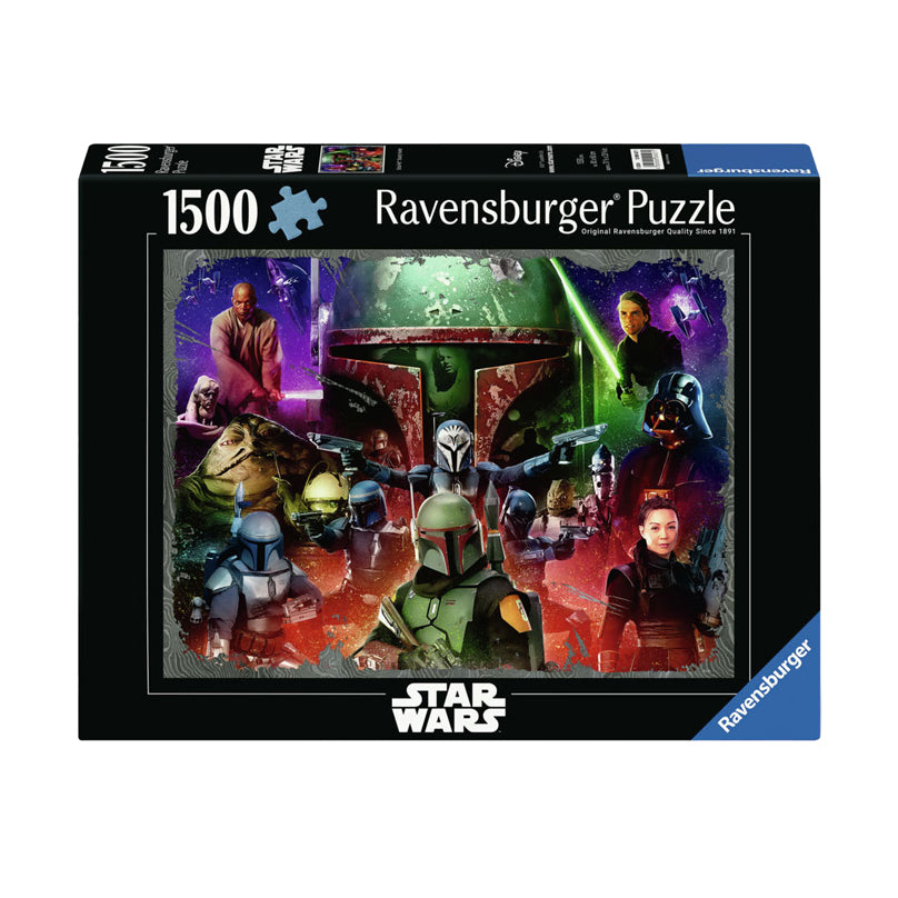 Ravensburger legpuzzel star wars boba fett premiejager, 1500st.