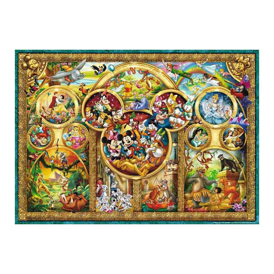 Ravensburger puzzel mooiste disney thema's - legpuzzel - 1000 stukjes