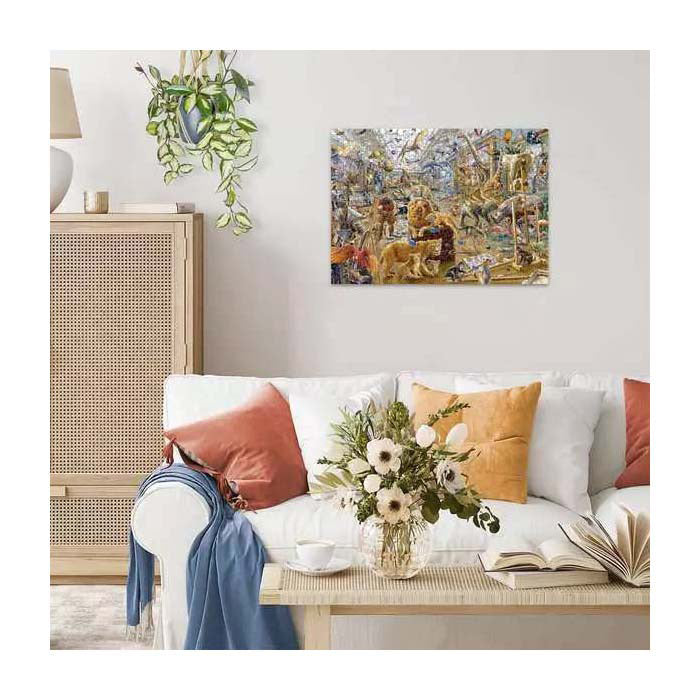 Ravensburger legpuzzel chaos in de galerie, 1000st.