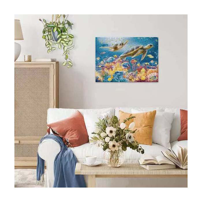 Ravensburger legpuzzel blauwe onderwaterwereld, 1000st.