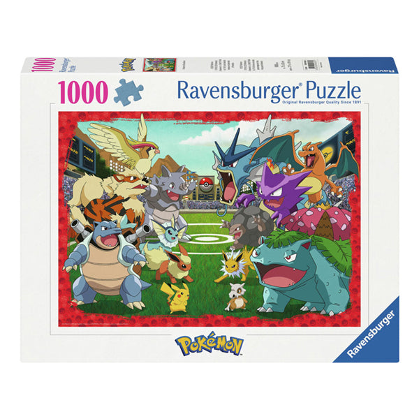 Ravensburger pokémon legpuzzel 1000 stukjes - cartoon puzzel voor volwassenen.