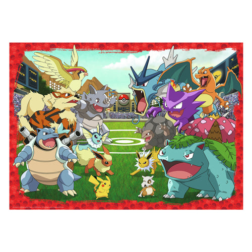 Ravensburger pokémon legpuzzel 1000 stukjes - cartoon puzzel voor volwassenen.