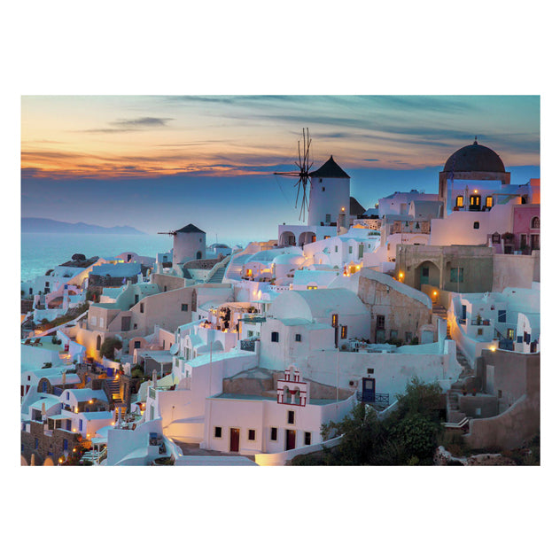Ravensburger legpuzzelavond in Santorini, 1000st.
