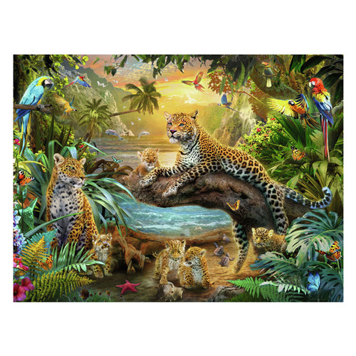 Ravensburger puzzel luipaarden in de jungle - legpuzzel - 1500 stukjes