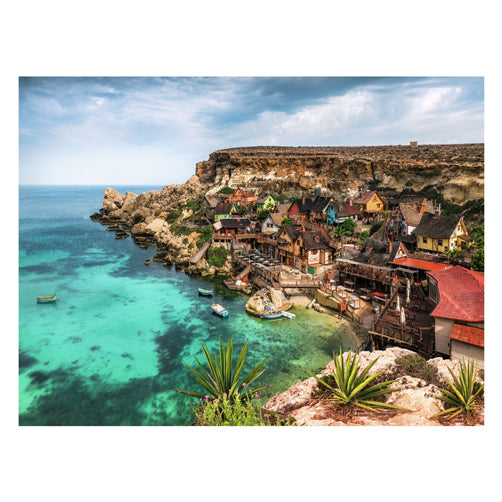 Ravensburger legpuzzel popeye dorp malta, 1500st.