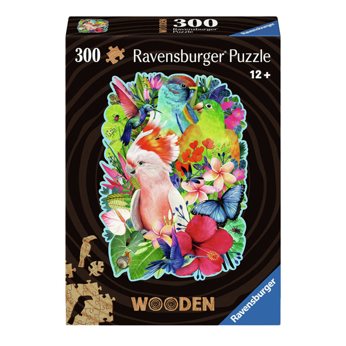 Ravensburger houten legpuzzel prachtige vogels, 300st.