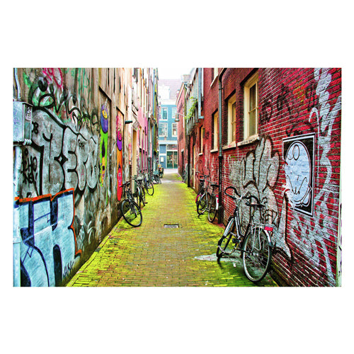 Ravensburger puzzel street in amsterdam - legpuzzel - 3000 stukjes