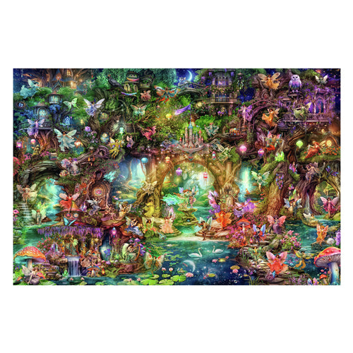 Ravensburger puzzel de verborgen wereld van de elfjes - legpuzzel - 4000 stukjes