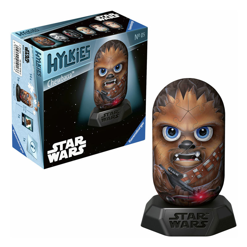 Ravensburger 3d puzzel hylkies star wars Chewbacca, 54st.