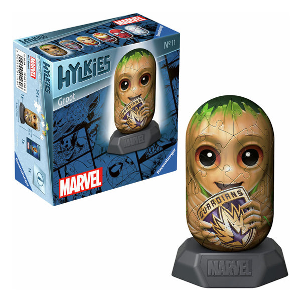 Ravensburger 3d puzzel hylkies wonder groot, 54st.
