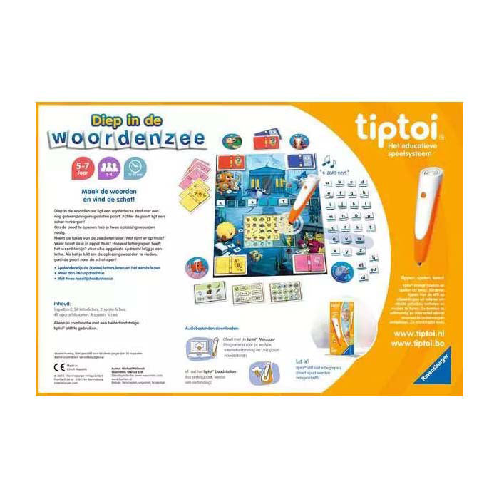 Ravensburger tiptoi diep in de woordenzee