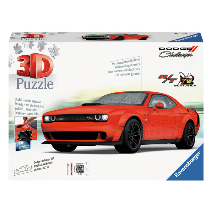 Ravensburger 3d puzzel dodge chall.rt scat pack, 108st.