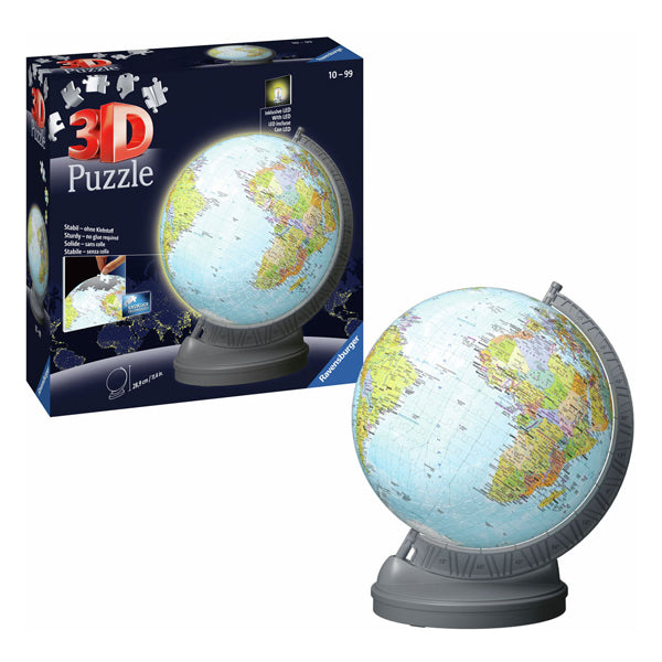 Ravensburger 3d puzzel aarde met licht, 540st.