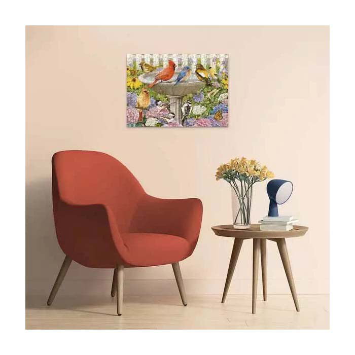 Ravensburger puzzel bij het vogelbadje - legpuzzel - 500 stukjes