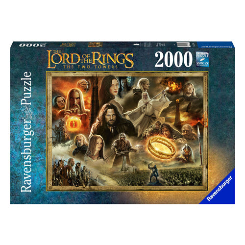 Ravensburger legpuzzel in de ban van de ring de twee torens, 2000st.