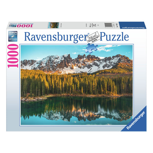 Ravensburger legpuzzel Italiaanse landschappen Lago di Carezza, 1000st.