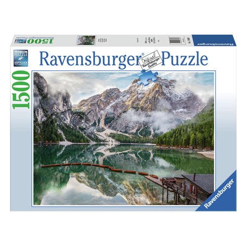 Legpuzzel Italiaanse landschappen Meer van Braies, 1500st.