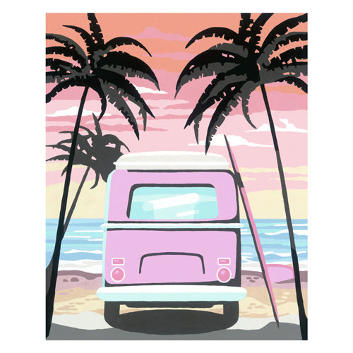 Ravensburger creart schilderen op nummer - strandleven